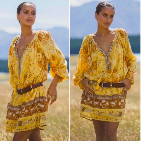 Spell & The Gypsy Mystic Tunic Dress| Sunflower🌻 - Picture 2 of 12